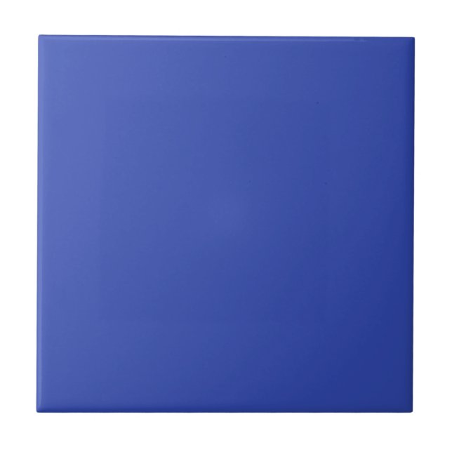 Violet Blue Solid Colour Tile (Front)