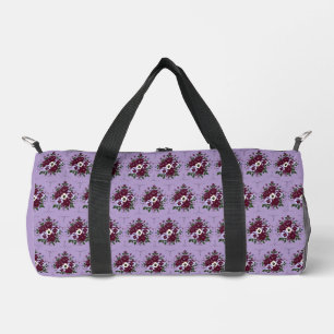Violet Bouquet Sports Bag