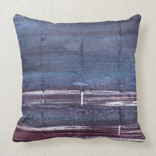 Violet-burgundy art cushion