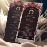 Violet Calla Lilies Wedding Program Art Nouveau Programme<br><div class="desc">Introducing the editable Vintage Wedding Program by Alphonse Mucha, now available on Zazzle! This elegant program is the perfect way to guide your guests through your special day. The Vintage Wedding Program features a beautiful Art Nouveau design by the legendary Alphonse Mucha. The design's soft colours and intricate details are...</div>