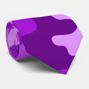 Violet Camo Neck Tie
