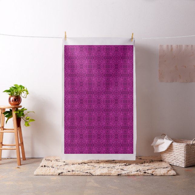 Violet Camouflage Pattern Fabric (In Situ)