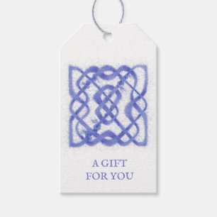 VIOLET CELTIC KNOT Gift Tags