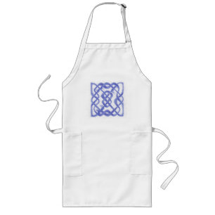 VIOLET CELTIC KNOT Long Apron