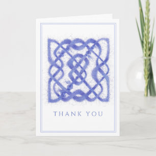 VIOLET CELTIC KNOT Thank You Card