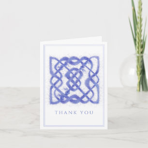 VIOLET CELTIC KNOT Thank You Notecard