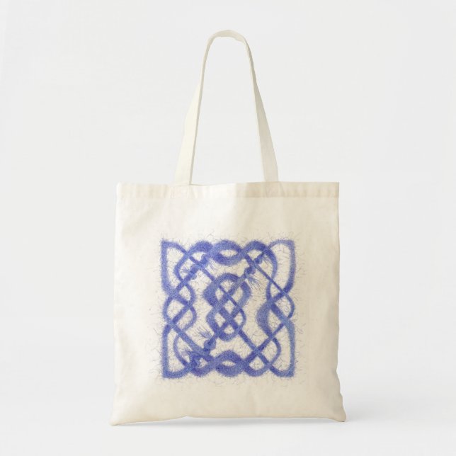 VIOLET CELTIC KNOT Tote Bag (Front)