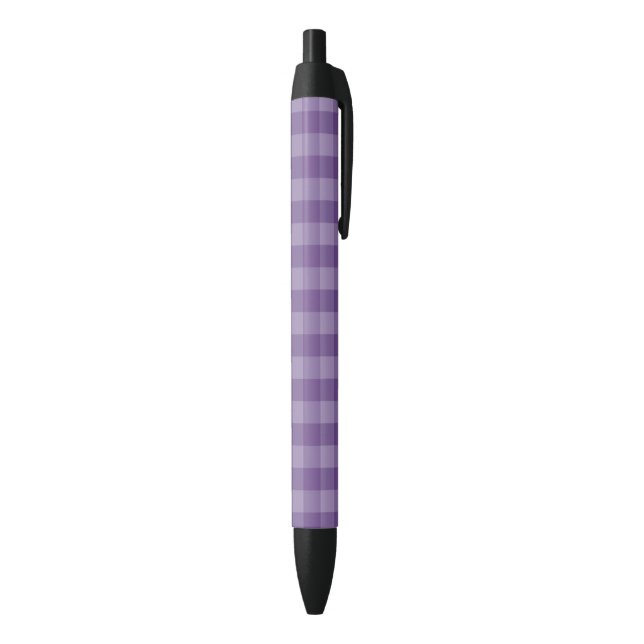 Violet chequered background black ink pen (Bottom (Vertical))