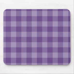 Violet chequered background mouse mat