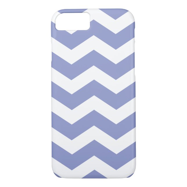 Violet Chevron Case Savvy iPhone 7 Case (Back)