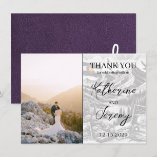 Violet Colorado Passport Thank You Card