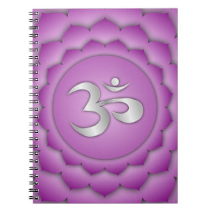 Violet Crown Chakra Chi Energy Spiritual Zen Notebook
