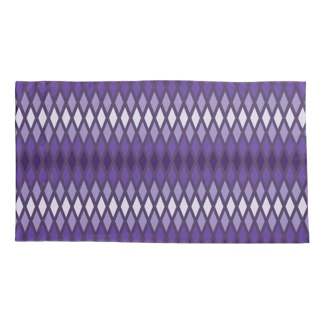 Violet Diamond Ombre Pillowcase (Back)