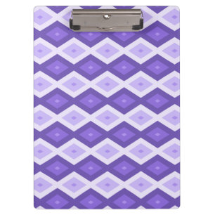 Violet diamond pattern clipboard