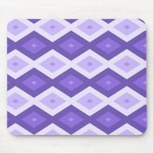 Violet diamond pattern mouse mat