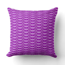 Violet Dreams-Dark & Light Purple Throw Pillow
