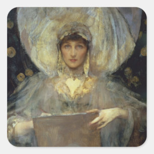 Violet, Duchess of Rutland Square Sticker