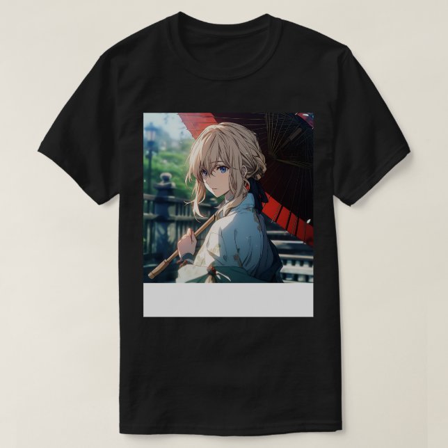 violet evergarden kimono T-Shirt (Design Front)