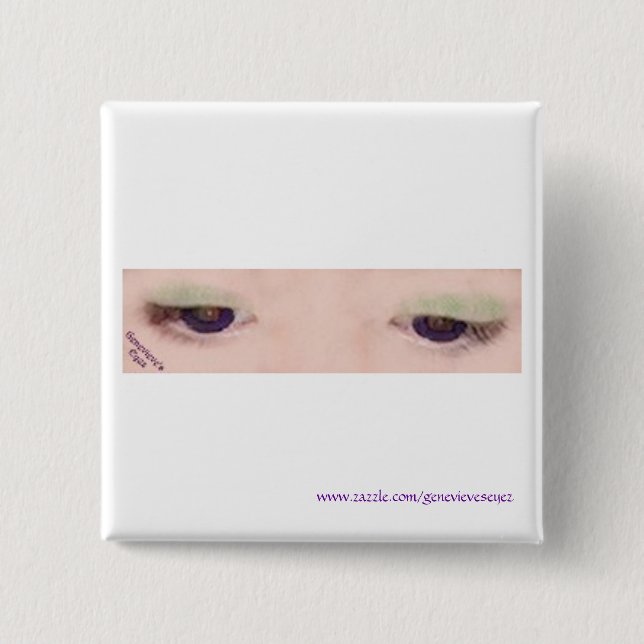 Violet Eye Square Button (Front)