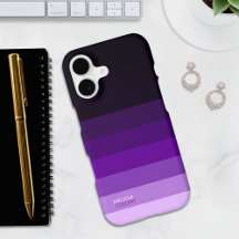 Violet Fade Gradient Colour Stripes