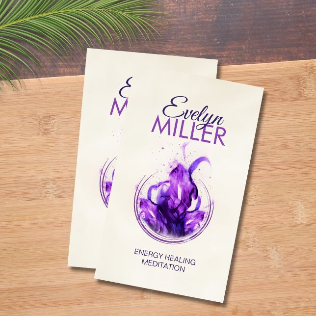 Violet flame - Purple Flame Business Card (Creator Uploaded)