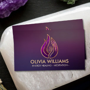 Violet flame - Purple Flame Business Card