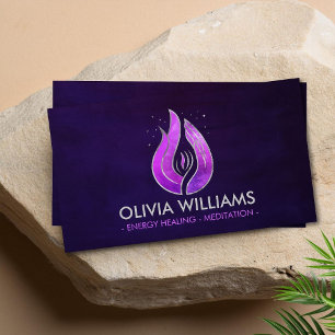 Violet flame - Purple Flame Business Card