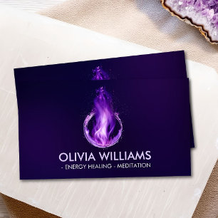 Violet flame - Purple Flame Business Card