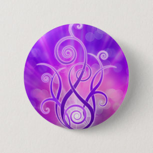 Violet Flame / Violet Fire 6 Cm Round Badge