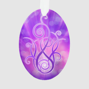 Violet Flame / Violet Fire Ornament
