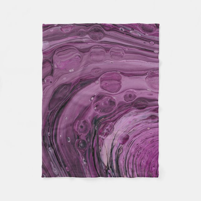 Violet Fleece Blanket (Front)