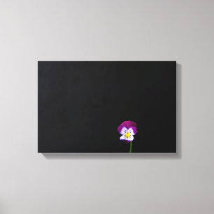 Violet Flower 16.50x11 (41.25x27.5cm) waccnm Canvas Print