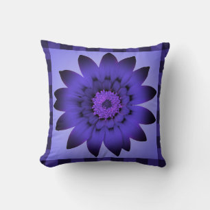 Violet Flower Artwork - Pillow