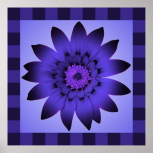 Violet FLower artwork - Posters