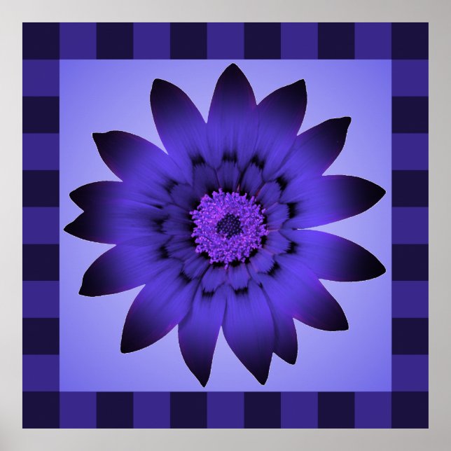 Violet FLower artwork - Posters (Front)