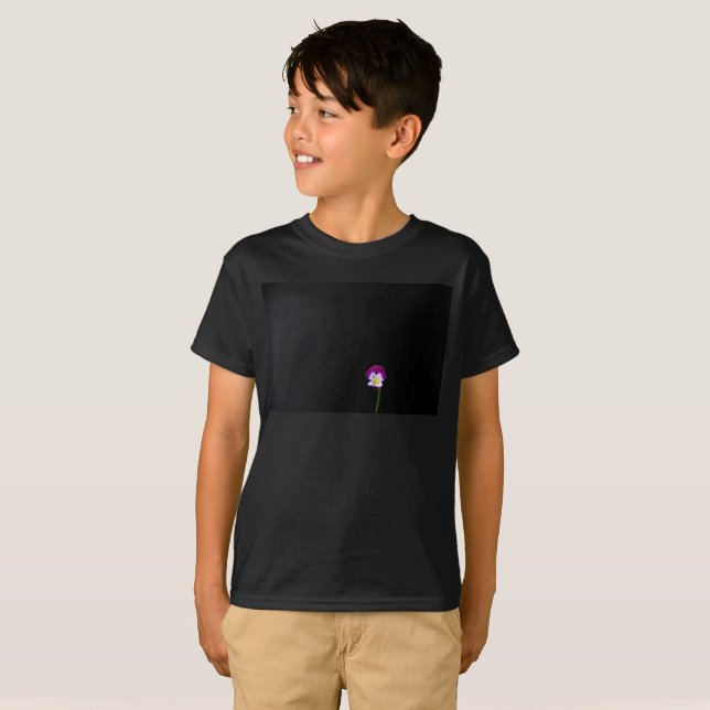 Violet Flower bccna T-Shirt (Front Full)