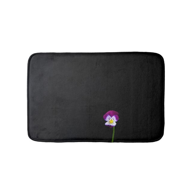 Violet Flower bmm Bath Mat (Front)