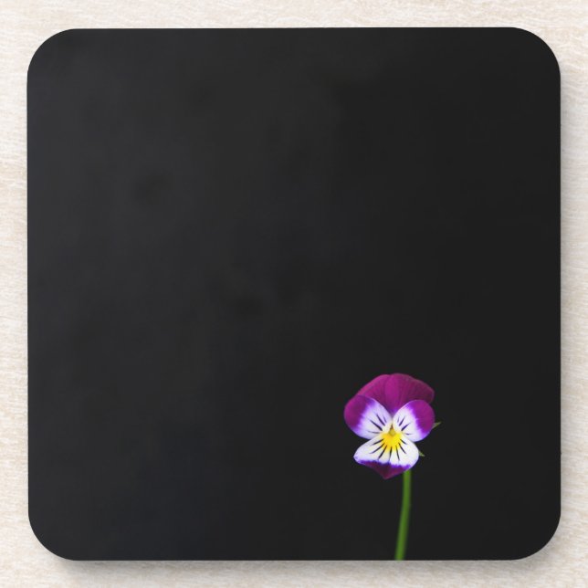 Violet Flower coastercn Coaster (Front)
