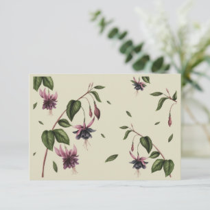 Violet Flower Greeting Card