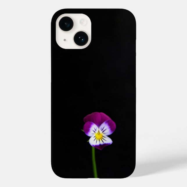 Violet Flower iphcna Case-Mate iPhone Case (Back)