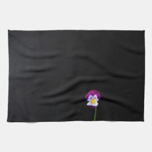 Violet Flower ktcnm Tea Towel