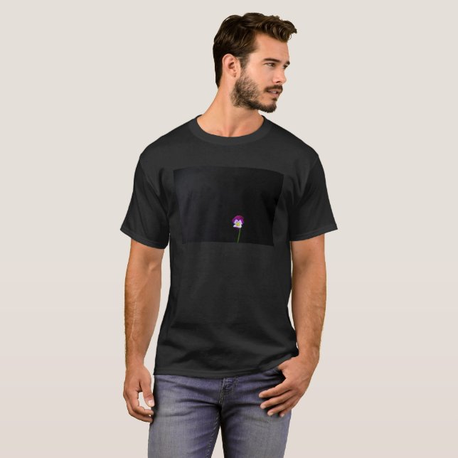 Violet Flower mccnm T-Shirt (Front Full)
