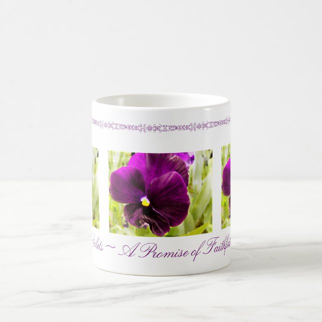 Violet Flower Mug (Center)