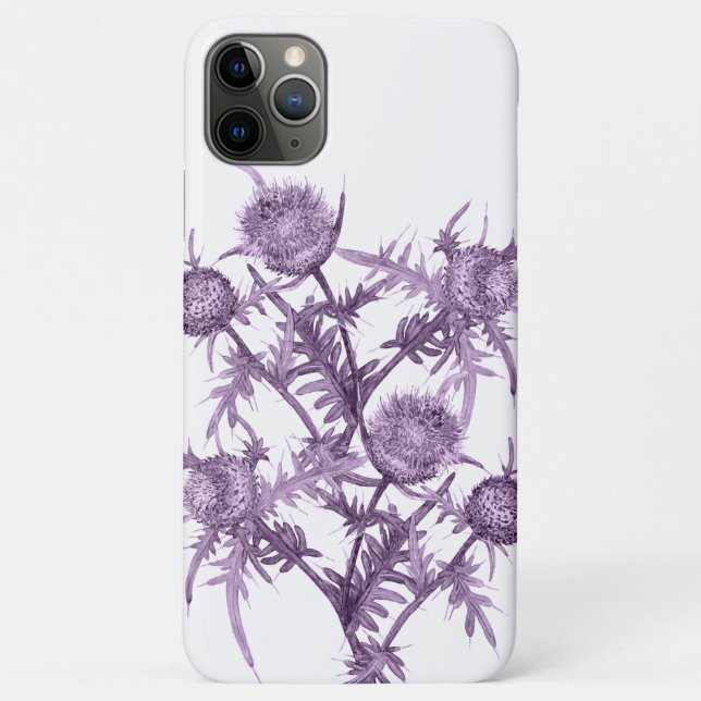violet flower pattern Case-Mate iPhone case (Back)