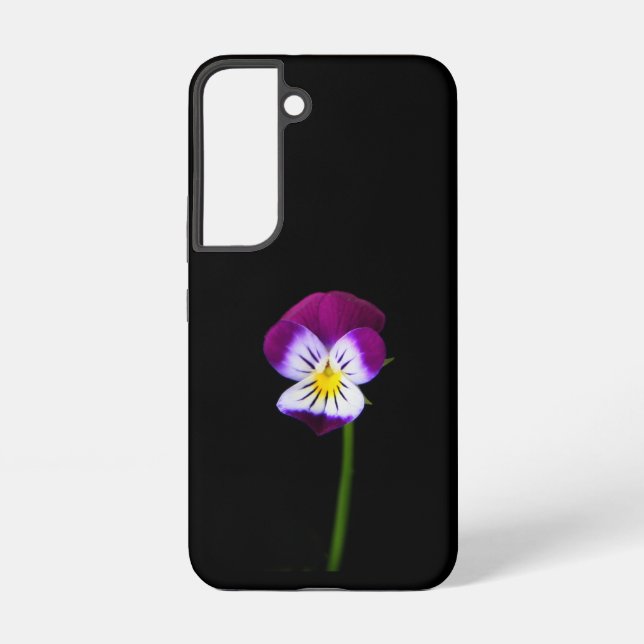 Violet Flower sgcnm Samsung Galaxy S22 Case (Back)