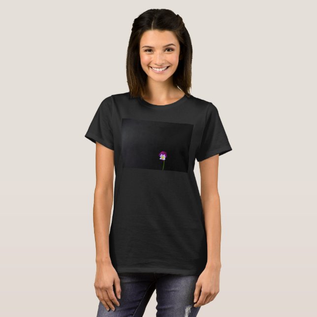 Violet Flower wccna T-Shirt (Front Full)