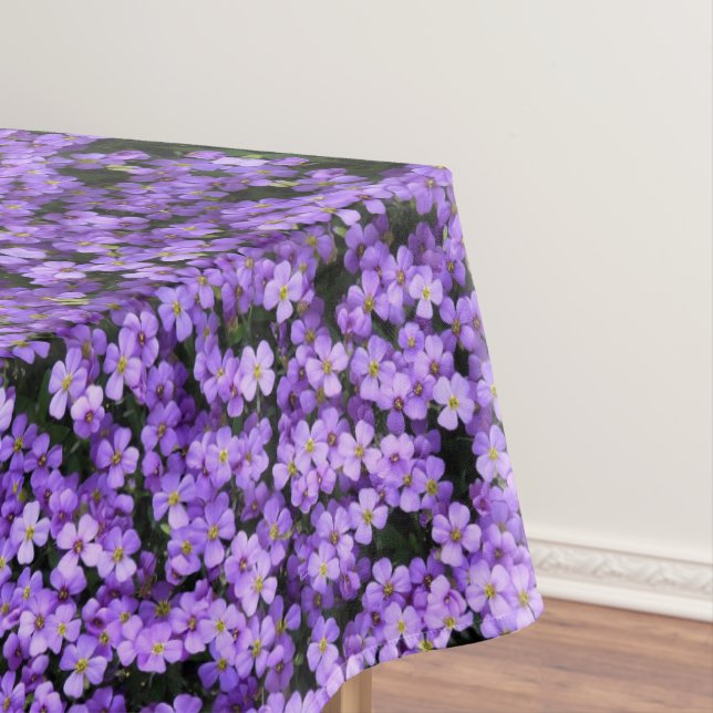 Violet Flowers Tablecloth Violets (In Situ)