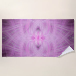 VIOLET - Fractal Art - Beach Towel