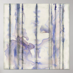 Violet Free Expression Watercolor Poster