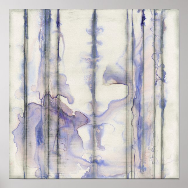 Violet Free Expression Watercolor Poster (Front)